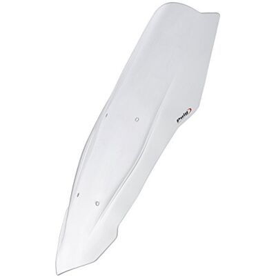 Puig 9212 W Dome Touring alta e aerodinâmica em acrílico CN de 4 mm, com perfil redondo, área superior plana e defletores que melhoram a proteção, transparente Puig 9212 W Dome Touring alta e aerodinâmica em acrílico CN de 4 mm, com perfil redondo, área superior plana e defletores que melhoram a proteção, transparente