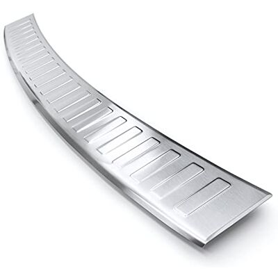 ART proteção para-choques para VW Caddy Cargo V inoxidável 100 % ajuste perfeito fita pré-montada borda dobrada pano de limpeza instruções de montagem ART proteção para-choques para VW Caddy Cargo V inoxidável 100 % ajuste perfeito fita pré-montada borda dobrada pano de limpeza instruções de montagem