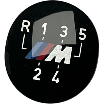 BMW Emblema M da para manípulo de alavanca de mudanças de 5 velocidades (25 11 1 221 613) BMW Emblema M da para manípulo de alavanca de mudanças de 5 velocidades (25 11 1 221 613)