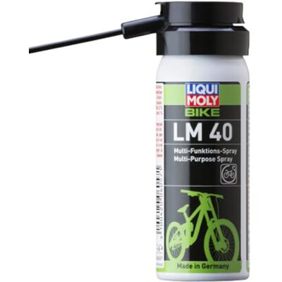 Liqui Moly Bike LM 40 Spray multifuncional 50 ml Proteção contra corrosão para bicicleta Remoção de ferrugem Liqui Moly Bike LM 40 Spray multifuncional 50 ml Proteção contra corrosão para bicicleta Remoção de ferrugem
