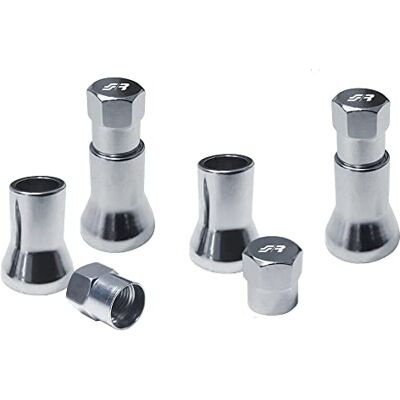 Simoni Racing Conjunto de tampas de válvula 'Chrome Valve' cromado Simoni Racing Conjunto de tampas de válvula 'Chrome Valve' cromado