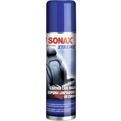 SONAX XTREME Espuma para o cuidado do couro (250 ml) com cera de carnaúba Nº 02891000-544 Espuma limpiadora y acondicionadora para cuero natural, sintético y vegano con protección UV y acabado no resbaladizo SONAX XTREME Espuma para o cuidado do couro (250 ml) com cera de carnaúba Nº 02891000-544 Espuma limpiadora y acondicionadora para cuero natural, sintético y vegano con protección UV y acabado no resbaladizo