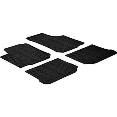 Gledring Tapetes de borracha compatíveis com Volkswagen Golf IV 5 portas/Bora/Beetle & Seat Leon/Toledo 1M & Skoda Octavia I (perfil T 4 peças clipes de montagem) Gledring Tapetes de borracha compatíveis com Volkswagen Golf IV 5 portas/Bora/Beetle & Seat Leon/Toledo 1M & Skoda Octavia I (perfil T 4 peças clipes de montagem)