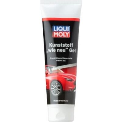Liqui Moly Gel de plástico "como novo", número de referência I 250 ml para cuidados de plástico para peças de plástico descoloridas, cuida, embeleza e protege, refresca o plástico para Liqui Moly Gel de plástico "como novo", número de referência I 250 ml para cuidados de plástico para peças de plástico descoloridas, cuida, embeleza e protege, refresca o plástico para