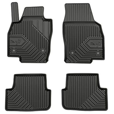 Frogum No.77 Tapetes de carro tapetes para Seat Arona desde 2017, para Seat Ibiza V desde 2017 borda alta para todo o ano tamanho Frogum No.77 Tapetes de carro tapetes para Seat Arona desde 2017, para Seat Ibiza V desde 2017 borda alta para todo o ano tamanho