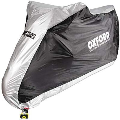 Oxford Peça capa para moto prata Oxford Peça capa para moto prata