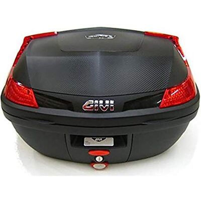 GIVI B47 Blade Monolock Café com placa de fibra de carbono, carga máxima 3 kg GIVI B47 Blade Monolock Café com placa de fibra de carbono, carga máxima 3 kg