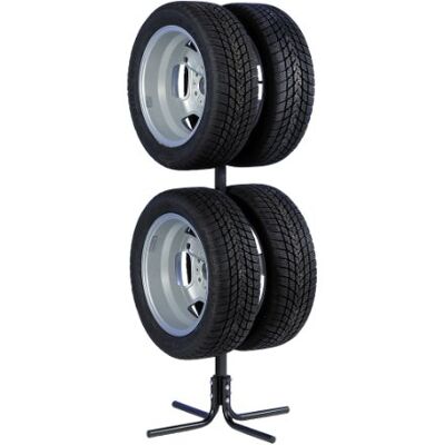 Cartrend UNITEC Árvore para jantes de 4 rodas ou pneus, economia de espaço em garagem e porão, para pneus de 10 a 43,2 cm Cartrend UNITEC Árvore para jantes de 4 rodas ou pneus, economia de espaço em garagem e porão, para pneus de 10 a 43,2 cm
