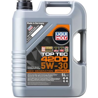 Liqui Moly Top Tec 4200 óleo de motor 5W-30 /8973, Top Tec 4200 5W-30 Generation Liqui Moly Top Tec 4200 óleo de motor 5W-30 /8973, Top Tec 4200 5W-30 Generation