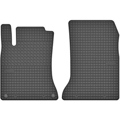 Motohobby Conjunto de tapetes de borracha dianteiros para Mercedes A W176 / B W246 / CLA C117 / GLA X156 / Infiniti Q30 2 peças ajuste Motohobby Conjunto de tapetes de borracha dianteiros para Mercedes A W176 / B W246 / CLA C117 / GLA X156 / Infiniti Q30 2 peças ajuste