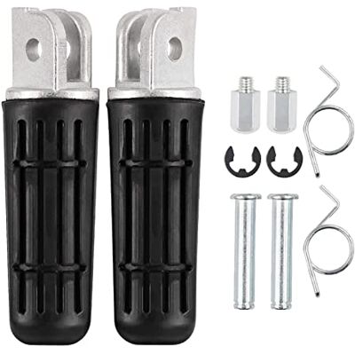 AHL Estribera de motocicleta dianteira conjunto de descanso de pés para Yamaha XJR400 XJR1200 XJR1300 FJR1300 XJ6 FZ1 FZ6 FZ6R FZ400 FZ1000 AHL Estribera de motocicleta dianteira conjunto de descanso de pés para Yamaha XJR400 XJR1200 XJR1300 FJR1300 XJ6 FZ1 FZ6 FZ6R FZ400 FZ1000