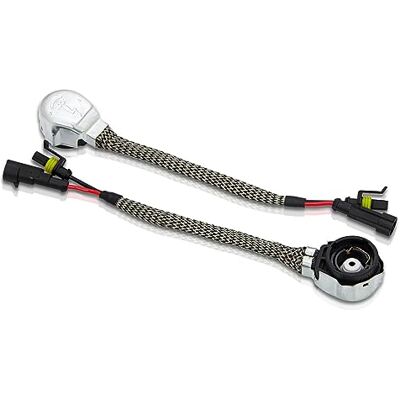 WinPower Lâmpadas de faróis de xénon de 35 W, lâmpada de descarga, substituição, conjunto para lâmpadas HID de carro, 4300 K/6000 K/8000 K, 2 unidades WinPower Lâmpadas de faróis de xénon de 35 W, lâmpada de descarga, substituição, conjunto para lâmpadas HID de carro, 4300 K/6000 K/8000 K, 2 unidades