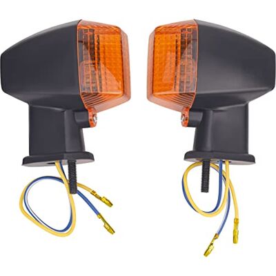 AHL Intermitentes de motocicleta para Kawasaki KLE 250/400/500 ZXR250 ZXR400 ZXR750 ZRX1100 ZRX1200 R/S AHL Intermitentes de motocicleta para Kawasaki KLE 250/400/500 ZXR250 ZXR400 ZXR750 ZRX1100 ZRX1200 R/S