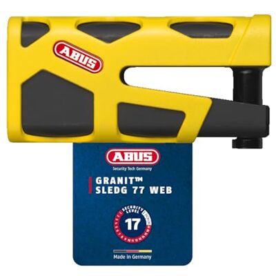ABUS Anti-roubo disco moto, amarelo, M ABUS Anti-roubo disco moto, amarelo, M