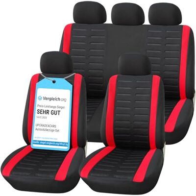 Upgrade4cars Capas para Assentos de Carro Universitais Preto e Vermelho Cobre Universal Protetor de Assento Dianteiro para Frente e Traseiro Acessórios de Decoração Interior Apto para la mayoría de coches Lavable a 30 grados fácil de cuidar & Upgrade4cars Capas para Assentos de Carro Universitais Preto e Vermelho Cobre Universal Protetor de Assento Dianteiro para Frente e Traseiro Acessórios de Decoração Interior Apto para la mayoría de coches Lavable a 30 grados fácil de cuidar &