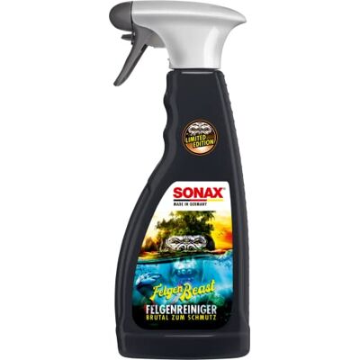 SONAX FelgenBeast Edição especial (500 ml) Limpador de jantes com nova fragrância, sujeira brutal, suave para o pneu SONAX FelgenBeast Edição especial (500 ml) Limpador de jantes com nova fragrância, sujeira brutal, suave para o pneu
