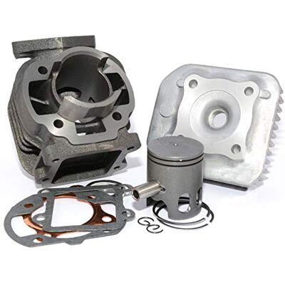 Easyboost Kit cilindro 50 ferro para Yamaha Bw's Booster Cabedal Piston bisegmento tipo de origem Minarelli vertical todos os modelos antes e depois 2004 MBK Spirit Stunt Slider Rocket Easyboost Kit cilindro 50 ferro para Yamaha Bw's Booster Cabedal Piston bisegmento tipo de origem Minarelli vertical todos os modelos antes e depois 2004 MBK Spirit Stunt Slider Rocket