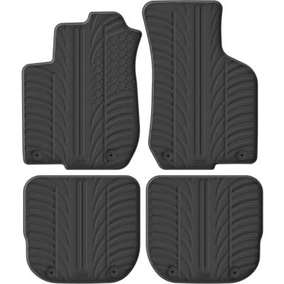 Gledring Tapetes de borracha compatíveis com Audi A3 8L 1996-2003 (perfil T 4 peças clipes de montagem) Gledring Tapetes de borracha compatíveis com Audi A3 8L 1996-2003 (perfil T 4 peças clipes de montagem)