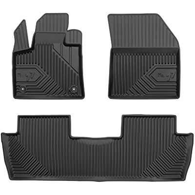 Frogum No.77 Tapetes de carro tapetes para Peugeot 5008 II 2017-2024 borda alta para todo o ano tamanho Frogum No.77 Tapetes de carro tapetes para Peugeot 5008 II 2017-2024 borda alta para todo o ano tamanho