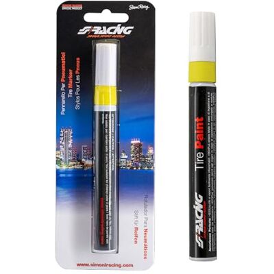 Simoni Racing Caneta de pneus (Tyre Marker) amarelo Simoni Racing Caneta de pneus (Tyre Marker) amarelo