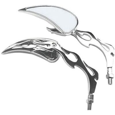 A-pro Guiador espelho par motocicleta Custom M10 M8 adaptador cromado Chrome DX SX A-pro Guiador espelho par motocicleta Custom M10 M8 adaptador cromado Chrome DX SX