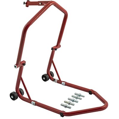 A-pro Elevador cavalete motocicleta dianteira vermelho 5 pinos direção A-pro Elevador cavalete motocicleta dianteira vermelho 5 pinos direção