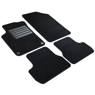 MTM Tapetes personalizados em veludo para Citroen C3 II / DS3 2010-2016 MTM Tapetes personalizados em veludo para Citroen C3 II / DS3 2010-2016