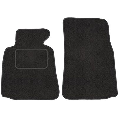 Motohobby Conjunto de tapetes dianteiros de veludo para BMW 5 E39 (1995-2004) – 2 peças: ajuste perfeito Motohobby Conjunto de tapetes dianteiros de veludo para BMW 5 E39 (1995-2004) – 2 peças: ajuste perfeito
