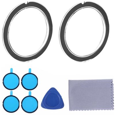 Generic Protetor de lente de 2 peças Fora Tesla Model Y Juniper/Model YL 2025 2026, cobertura frontal e traseira câmaras de fora, ajuste para a caixa protetora de câmaras Inst360 X3 Generic Protetor de lente de 2 peças Fora Tesla Model Y Juniper/Model YL 2025 2026, cobertura frontal e traseira câmaras de fora, ajuste para a caixa protetora de câmaras Inst360 X3