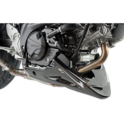 Puig Quilha inferior aerodinâmica para motocicleta fabricada em ABS e alumínio de alta resistência com design desportivo e proteção do motor, carbono Puig Quilha inferior aerodinâmica para motocicleta fabricada em ABS e alumínio de alta resistência com design desportivo e proteção do motor, carbono