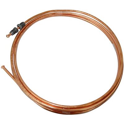 AERZETIX : Linha de travão mangueira tubo de cobre Ø 4,76 mm com acessórios M10 x 1/M10x1 (270 cm) AERZETIX : Linha de travão mangueira tubo de cobre Ø 4,76 mm com acessórios M10 x 1/M10x1 (270 cm)