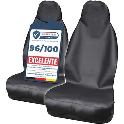 Upgrade4cars 2 x Capa de Assento Dianteiro Impermeável para Carro Universal Preto Polipiel Para la mayoría de coches transpirable & práctico Fácil de usar y guardar para Verano & Invierno Upgrade4cars 2 x Capa de Assento Dianteiro Impermeável para Carro Universal Preto Polipiel Para la mayoría de coches transpirable & práctico Fácil de usar y guardar para Verano & Invierno