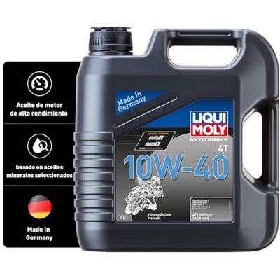 Liqui Moly Motorbike 4T 10W-40 4 L óleo de 4 tempos de motocicleta Liqui Moly Motorbike 4T 10W-40 4 L óleo de 4 tempos de motocicleta