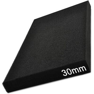 Easyboost Espuma de filtro de ar universal 28 x 15 cm espessura 30 mm de corte para Scooter Moto Quad corta-relvas desboçador motocultor motoserra filtragem do carburador Easyboost Espuma de filtro de ar universal 28 x 15 cm espessura 30 mm de corte para Scooter Moto Quad corta-relvas desboçador motocultor motoserra filtragem do carburador