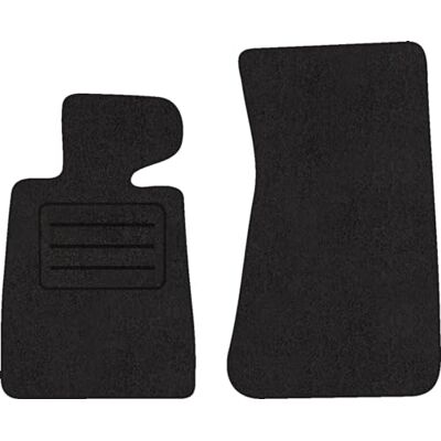 Motohobby Tapetes de veludo para BMW 3 E30 dianteiros, preto Motohobby Tapetes de veludo para BMW 3 E30 dianteiros, preto