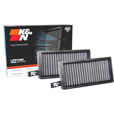 K&N Filtro de quarto compatível com BMW i3 0.6/X1 2.0/X2 2.0 & Mini Cooper 1.5/2.0 (2 peças) () K&N Filtro de quarto compatível com BMW i3 0.6/X1 2.0/X2 2.0 & Mini Cooper 1.5/2.0 (2 peças) ()