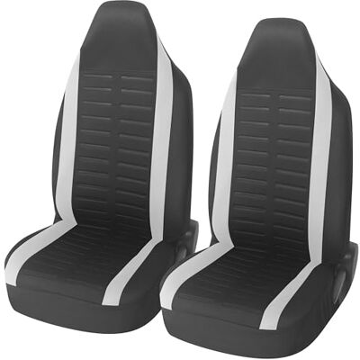 Upgrade4cars Capas assentos dianteiros carro com encosto de cabeça Adequado para a maioria dos carros lavável a 30 graus respirável e prático para o verão e inverno Upgrade4cars Capas assentos dianteiros carro com encosto de cabeça Adequado para a maioria dos carros lavável a 30 graus respirável e prático para o verão e inverno