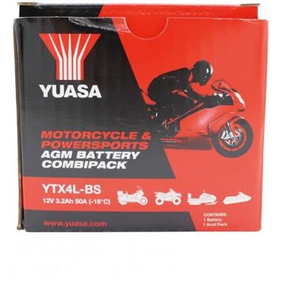 Yuasa Bateria 12V 3,2 AH 50A (-18) ATV SCOOTER Yuasa Bateria 12V 3,2 AH 50A (-18) ATV SCOOTER