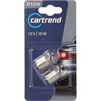 Cartrend Unitec Lâmpadas de luz traseira R10W, 12 V, conjunto de 2 Cartrend Unitec Lâmpadas de luz traseira R10W, 12 V, conjunto de 2