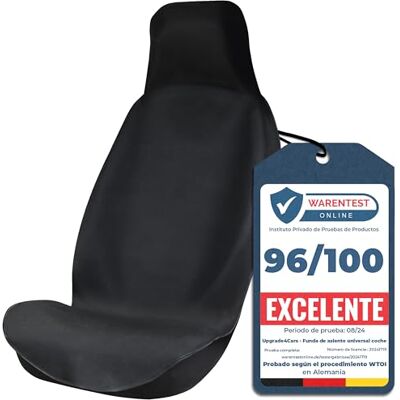 Upgrade4cars Capa de assento dianteiro impermeável para carro universal preto Oxford Para la mayoría de coches transpirable & práctico Fácil de usar y guardar para Verano & Invierno Upgrade4cars Capa de assento dianteiro impermeável para carro universal preto Oxford Para la mayoría de coches transpirable & práctico Fácil de usar y guardar para Verano & Invierno