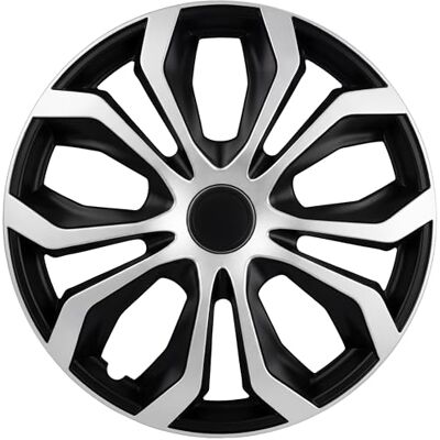 Upgrade4cars Conjunto de 4 acessórios para carro com tampões, 16 polegadas Encaixadores de roda universais para jantes de aço e plástico ABS Fácil de usar e armazenar Upgrade4cars Conjunto de 4 acessórios para carro com tampões, 16 polegadas Encaixadores de roda universais para jantes de aço e plástico ABS Fácil de usar e armazenar