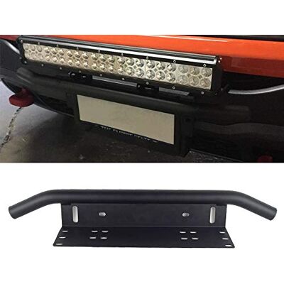 Willpower Suporte universal de matrícula preto suporte de número de placa barra de luz LED luzes de trabalho LED suporte de para-choques dianteiro para 4 x 4 veículos carro camião Pickup Soporte de Delantera Universal, Negro, para 4x4 Vehículos Camión P Willpower Suporte universal de matrícula preto suporte de número de placa barra de luz LED luzes de trabalho LED suporte de para-choques dianteiro para 4 x 4 veículos carro camião Pickup Soporte de Delantera Universal, Negro, para 4x4 Vehículos Camión P