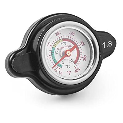 Generic 1,8 bar tampa de radiador de alta pressão 25,6 psi com medidor de temperatura para Honda Yamaha Kawasaki Suzuki Polaris Ranger Husqvarna modelos de Moto Dirt Bike KTM ATV Generic 1,8 bar tampa de radiador de alta pressão 25,6 psi com medidor de temperatura para Honda Yamaha Kawasaki Suzuki Polaris Ranger Husqvarna modelos de Moto Dirt Bike KTM ATV