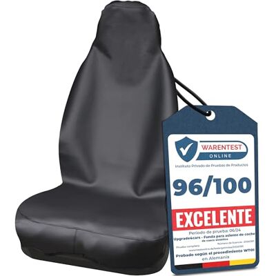 Upgrade4cars Capa de Assento Dianteiro Impermeável para Carro Universal Preto em Polipiel Para la mayoría de coches transpirable & práctico Fácil de usar y guardar para Verano & Invierno Upgrade4cars Capa de Assento Dianteiro Impermeável para Carro Universal Preto em Polipiel Para la mayoría de coches transpirable & práctico Fácil de usar y guardar para Verano & Invierno