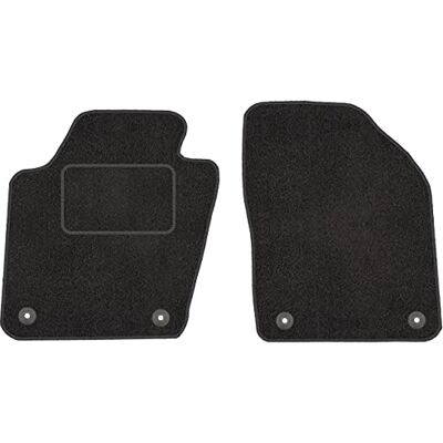 Motohobby Conjunto de tapetes dianteiros de veludo para Skoda Fabia III (a partir de 14), 2 peças, ajuste Motohobby Conjunto de tapetes dianteiros de veludo para Skoda Fabia III (a partir de 14), 2 peças, ajuste