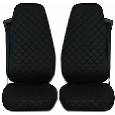 Unbekannt 2 capas de assento para camiões de cor preta Unbekannt 2 capas de assento para camiões de cor preta