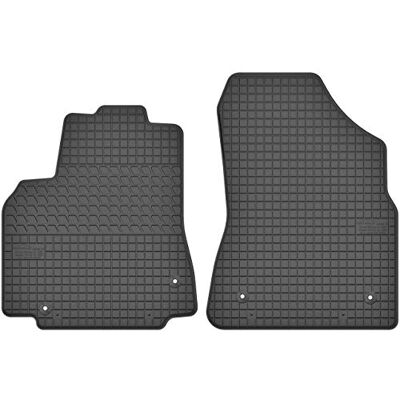 Motohobby Conjunto de tapetes de borracha dianteiros para Citroen Berlingo II/Peugeot Partner II (2008-2018) 2 peças ajuste Motohobby Conjunto de tapetes de borracha dianteiros para Citroen Berlingo II/Peugeot Partner II (2008-2018) 2 peças ajuste