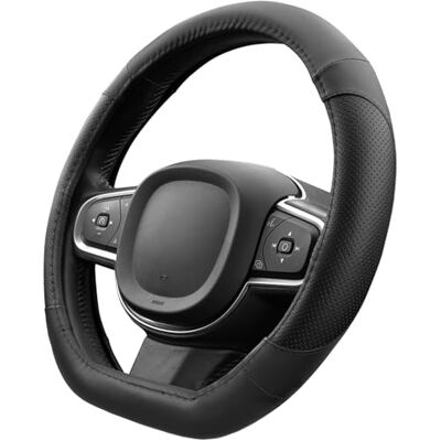 Upgrade4cars Capa para Volante de Carro Forma D Universal Preto Poli-Pele Cobre 37-38 cm Diâmetro Exterior Acessórios para Carro Interior Decoração Capa Ideias para Presentes Apto para la mayoría de coches Revestimiento de goma antideslizante Upgrade4cars Capa para Volante de Carro Forma D Universal Preto Poli-Pele Cobre 37-38 cm Diâmetro Exterior Acessórios para Carro Interior Decoração Capa Ideias para Presentes Apto para la mayoría de coches Revestimiento de goma antideslizante