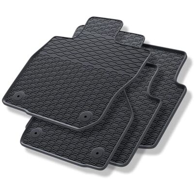 Mossa Tapetes de borracha adequados para Skoda Superb IV (2023 ) de 4 unidades. Preto Familiar Mossa Tapetes de borracha adequados para Skoda Superb IV (2023 ) de 4 unidades. Preto Familiar