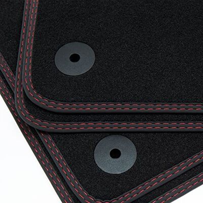 ART BDN169 Tapetes para Peugeot 308 2 2013-2021 Double Couture, costura: 2X vermelho 4-piezas 100% Ajuste perfecto double couture Sistema de fijación Ribete textil Costuras manuales Velour ART BDN169 Tapetes para Peugeot 308 2 2013-2021 Double Couture, costura: 2X vermelho 4-piezas 100% Ajuste perfecto double couture Sistema de fijación Ribete textil Costuras manuales Velour